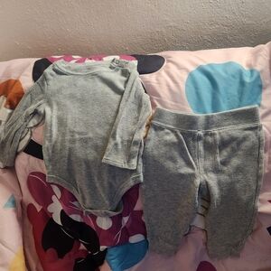 Garanimals Soft Gray Baby Outfit